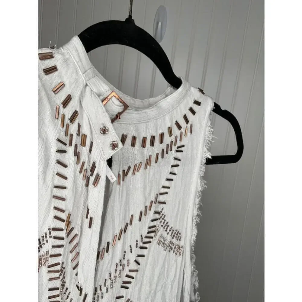 Free People Ferris Wheel Open Back Top Size Small. Retail ($128)